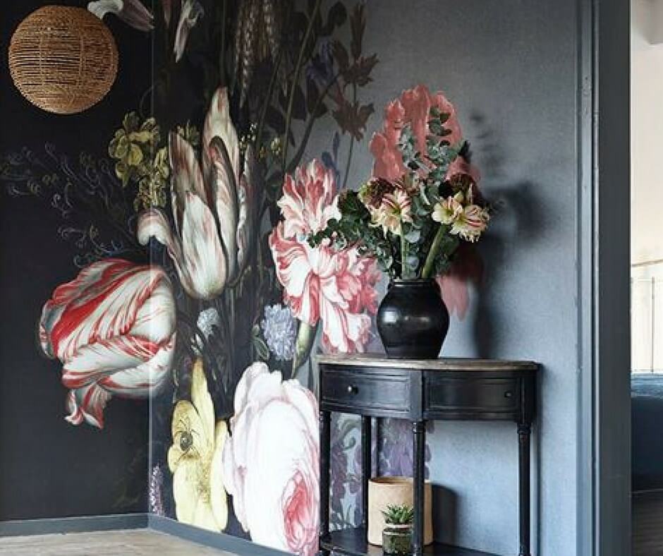 Interior Design Floral Mural