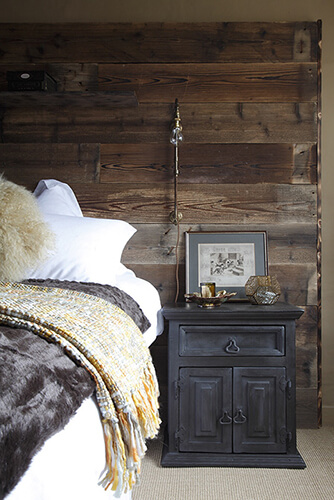 Reclaimed Wooden Headboard