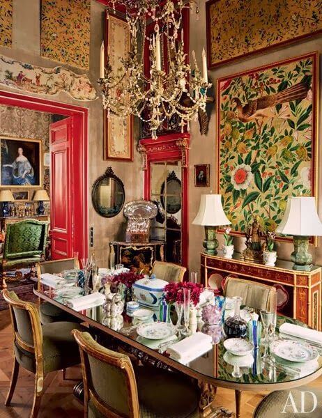 Chinese Red room