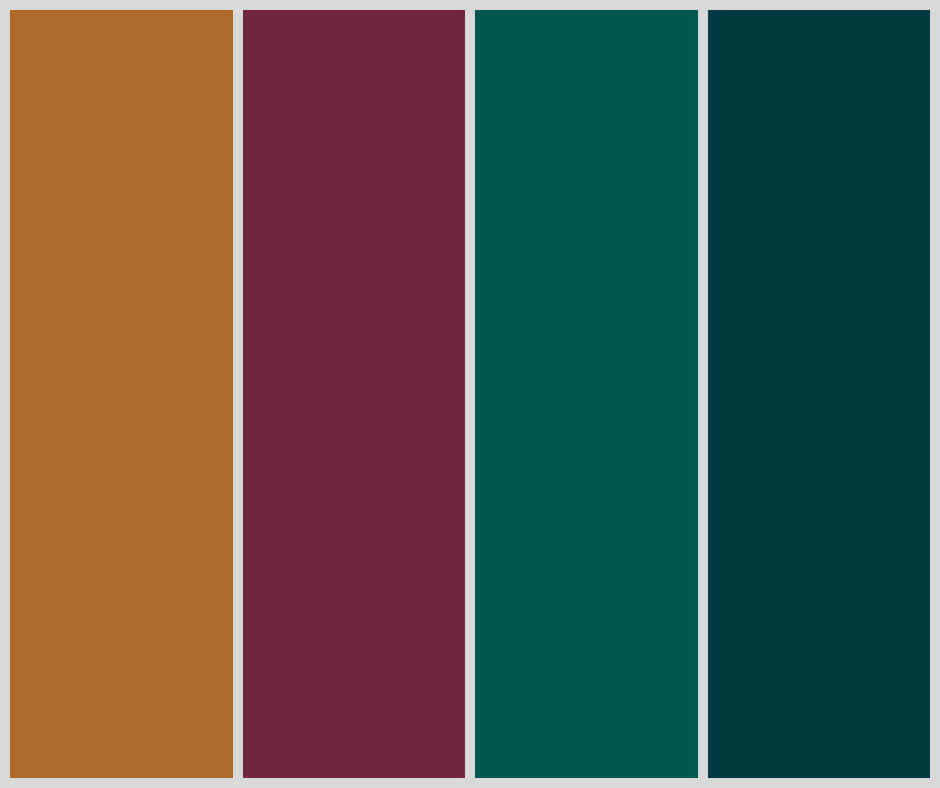 Wit & Whimsy mood board, the colours
