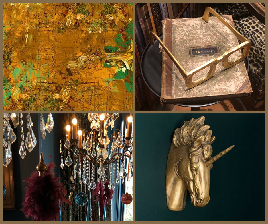 Wit & Whimsy mood board, the textures