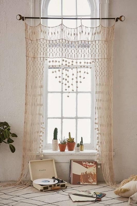 macrame curtain