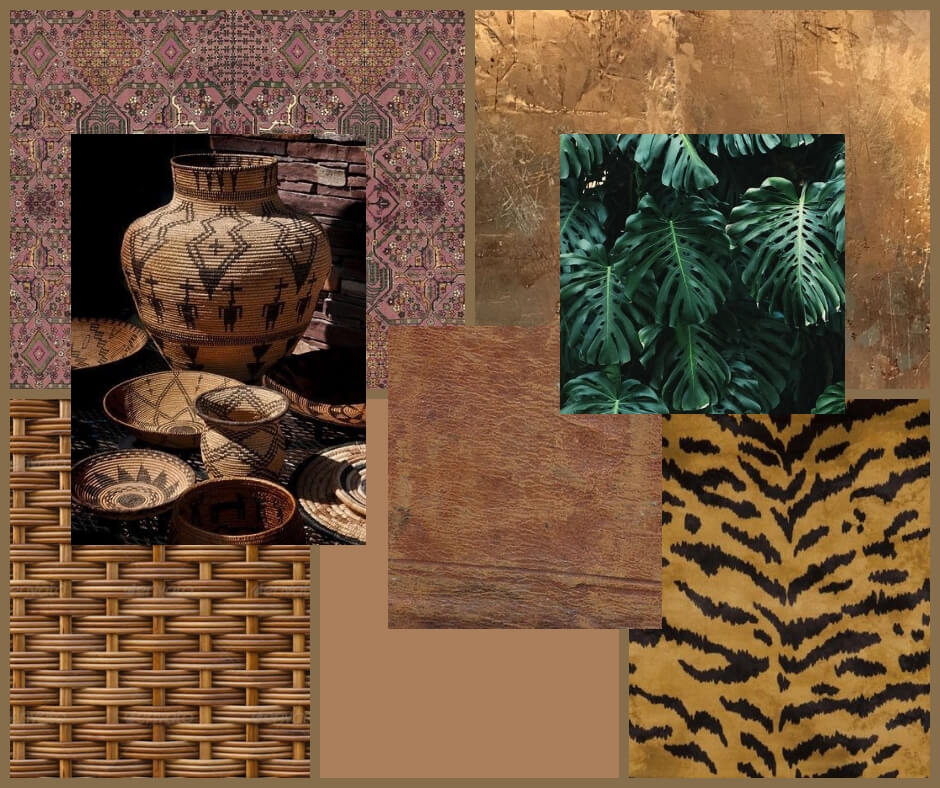 woven luxe mood board