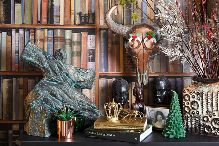 Christmas vignette by Jane Ashton