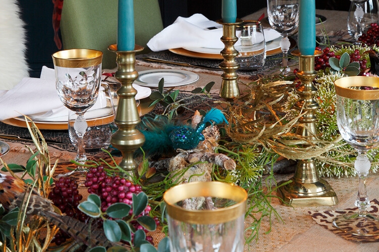 Christmas tablescape
